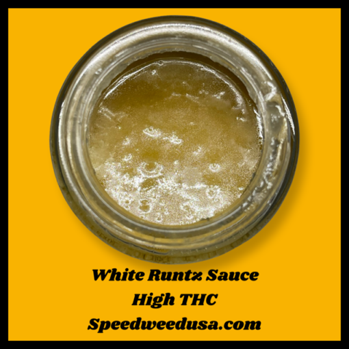white runtz sauce, white runtz thc sauce, white runtz terp sauce, white runtz live resin sauce, terp sauce, thc sauce, speedweedusa,